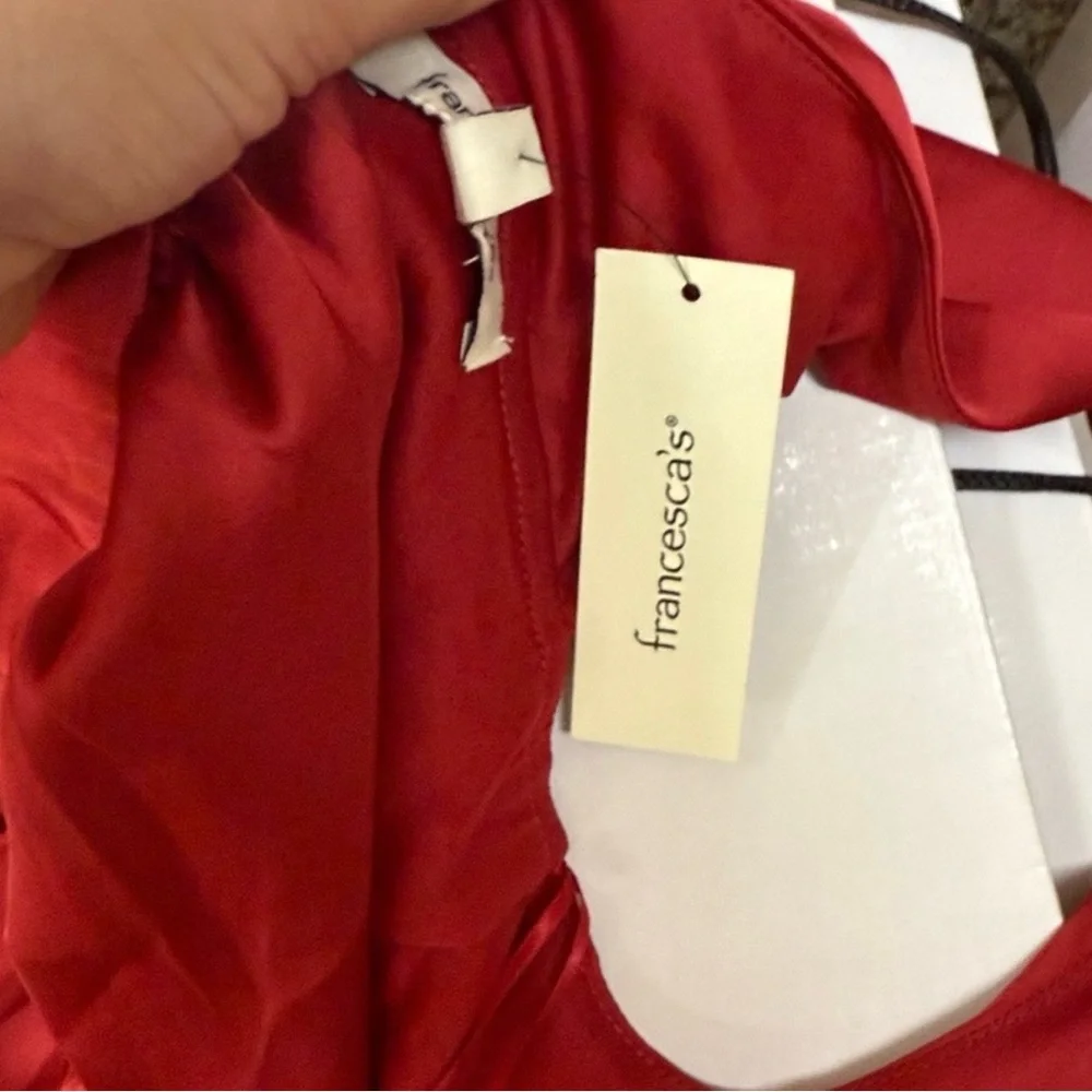 Francesca's Collections Red High-Low Dress - Picture 8 of 10